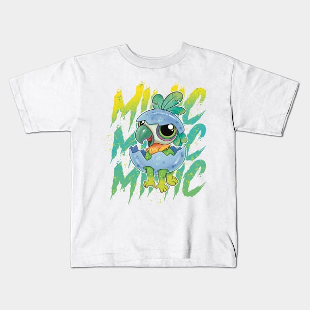 mimic my singing monsters Kids T-Shirt by Draw For Fun 